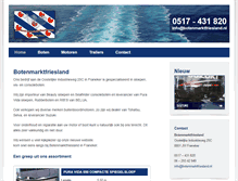 Tablet Screenshot of botenmarktfriesland.nl